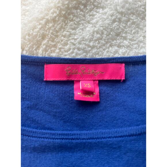 Lilly Pulitzer blue Cabo sweater‎ size XS - Picture 3 of 6
